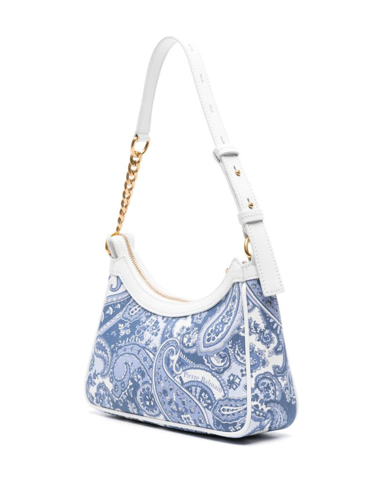 Blue B-army Paisley Shoulder Bag
