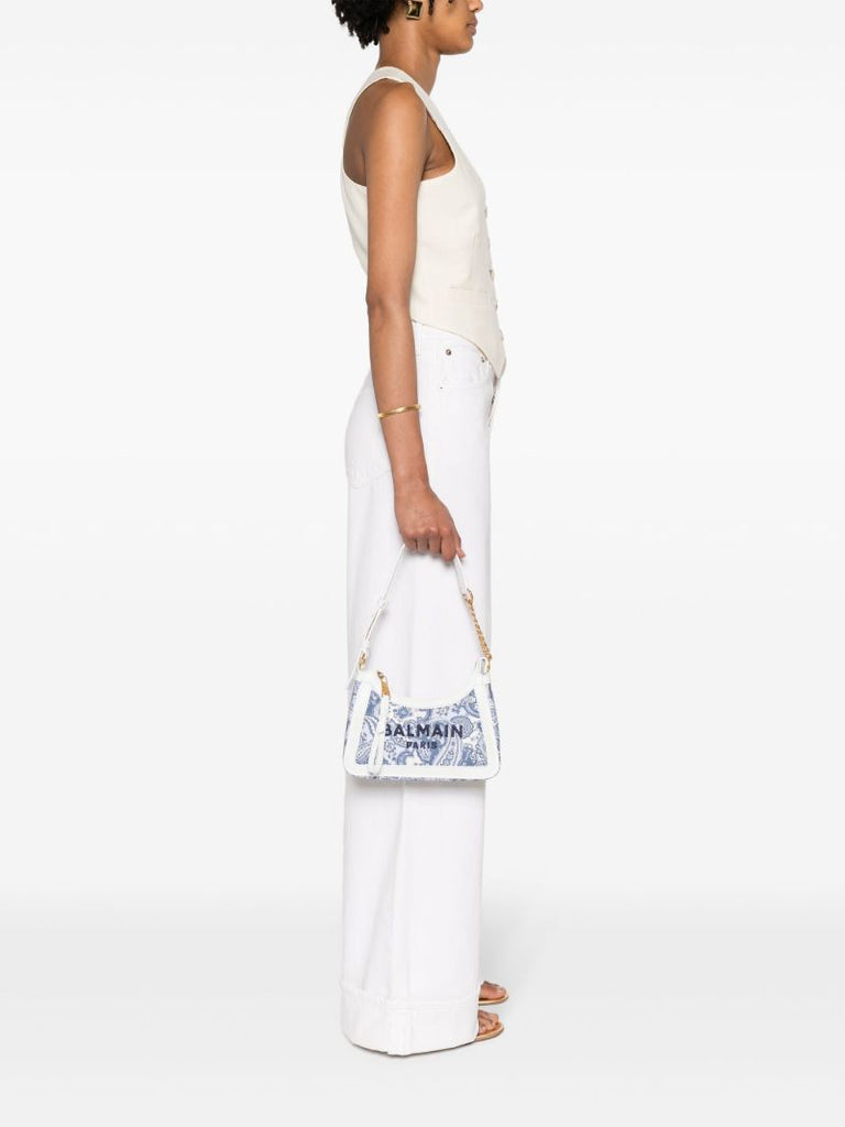 Blue B-army Paisley Shoulder Bag