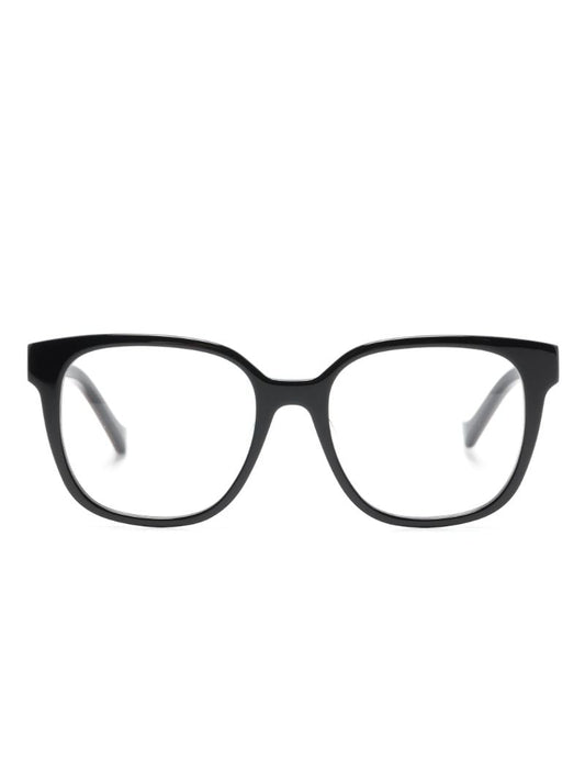 Black Web Logo Optical Glasses