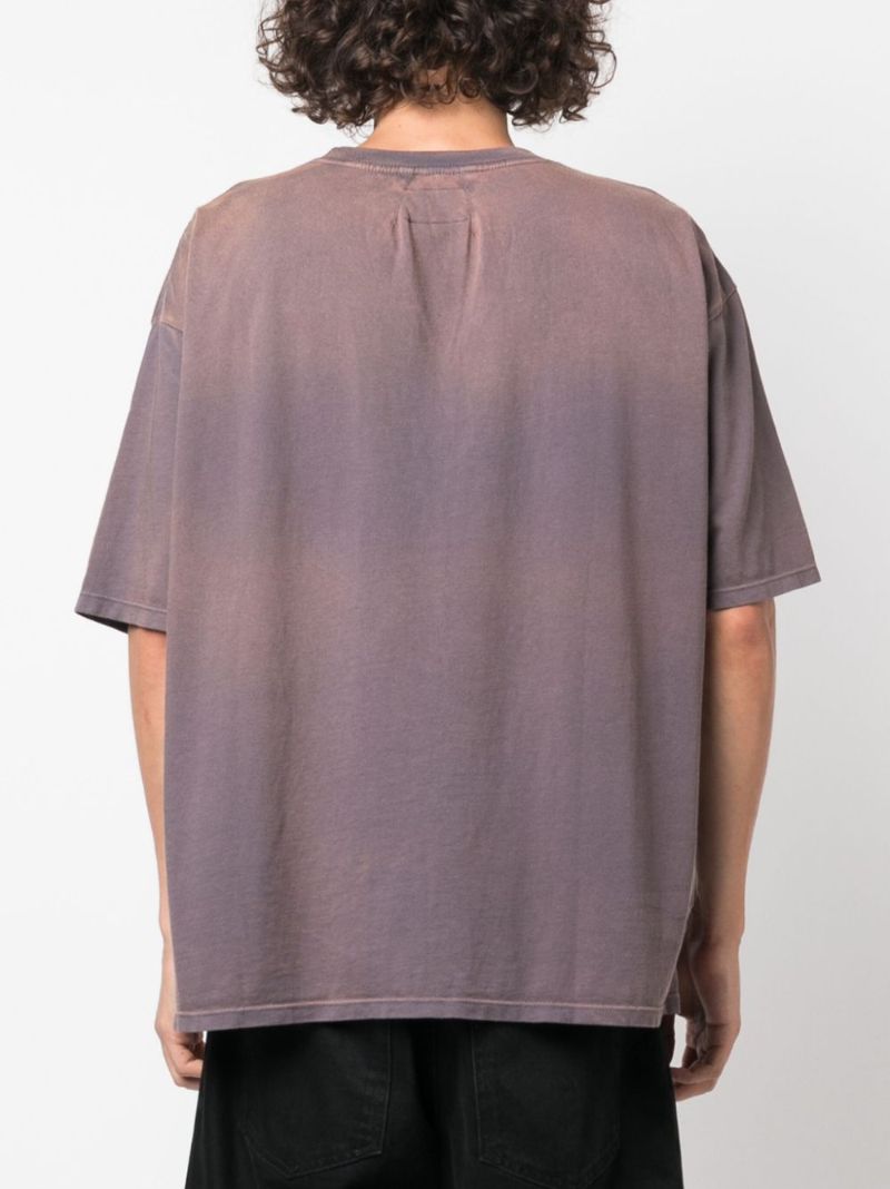 Grey Raceway-print Cotton T-shirt