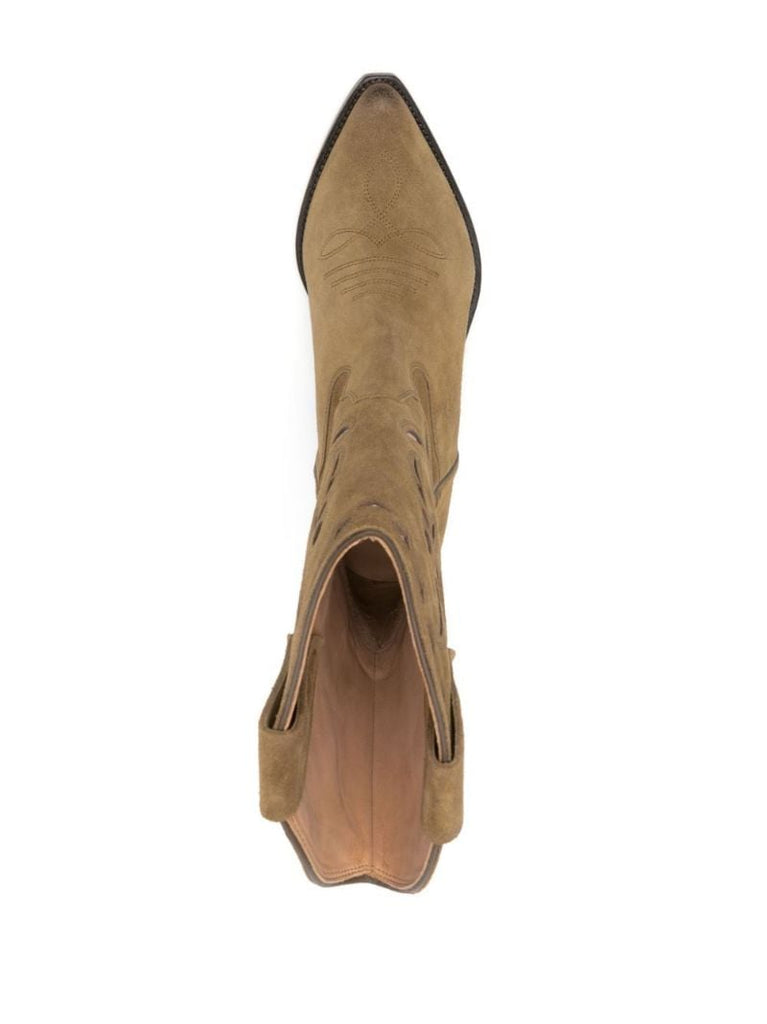 Brown Duerto Western Leather Boots