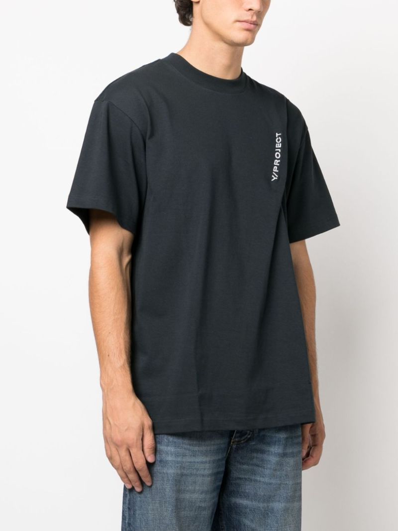 Grey Pinched Organic Cotton T-shirt