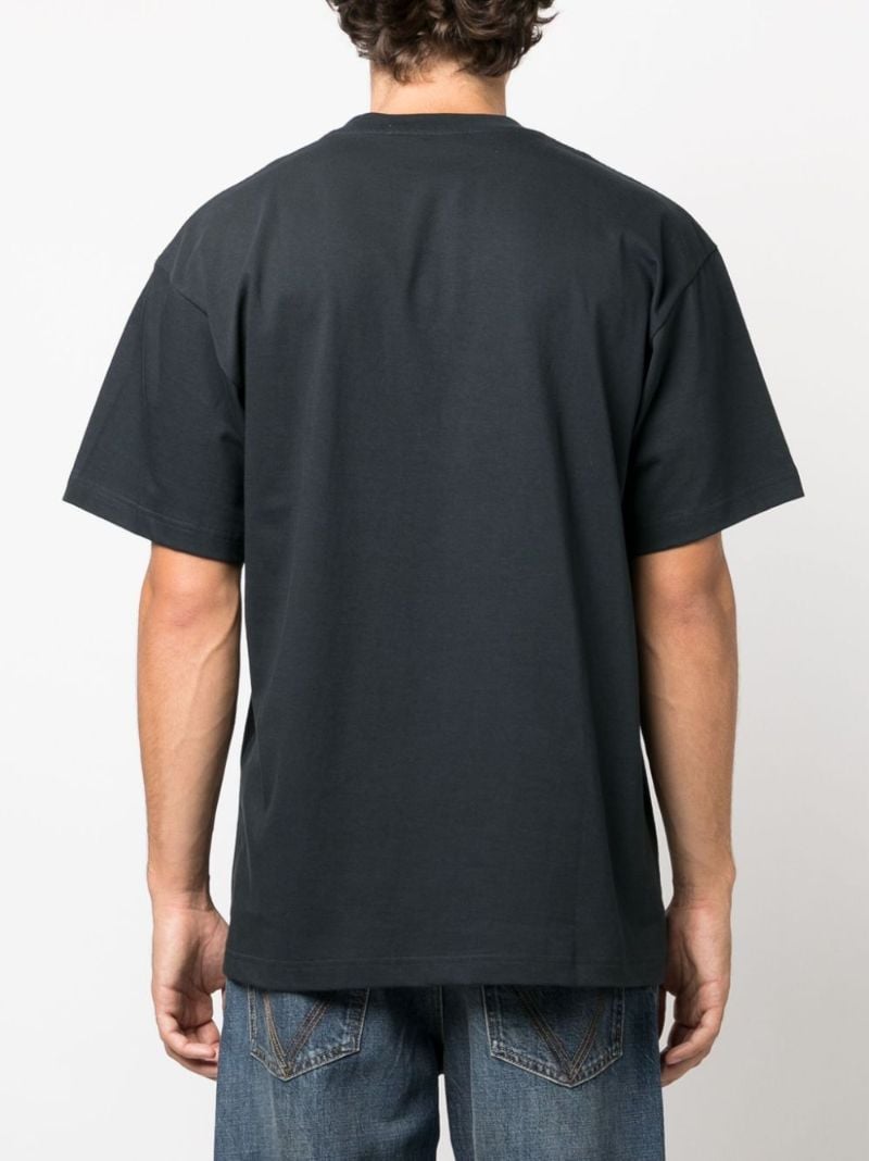 Grey Pinched Organic Cotton T-shirt