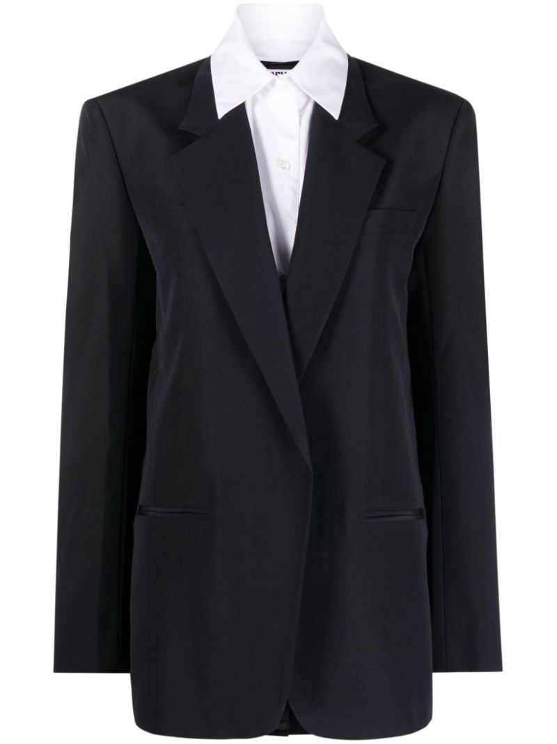 Black Combo Blazer