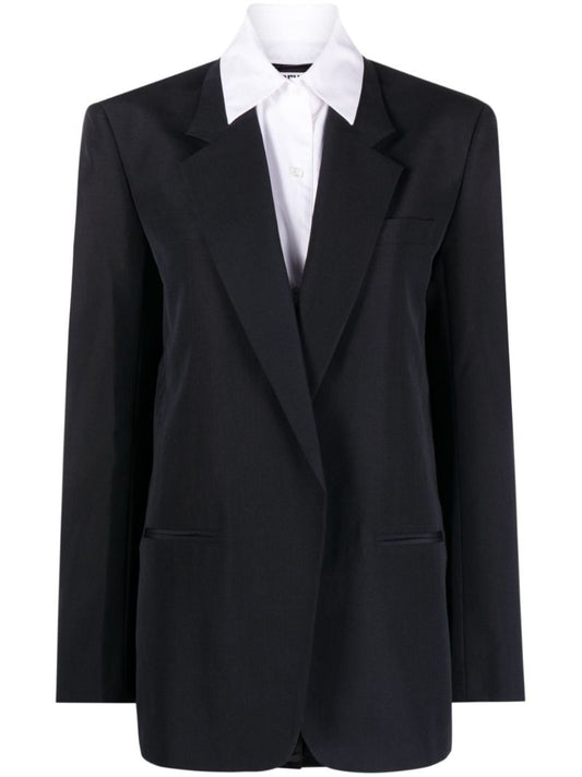 Black Combo Blazer