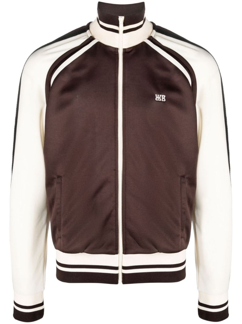 Brown Kola Logo-embroidered Track Jacket