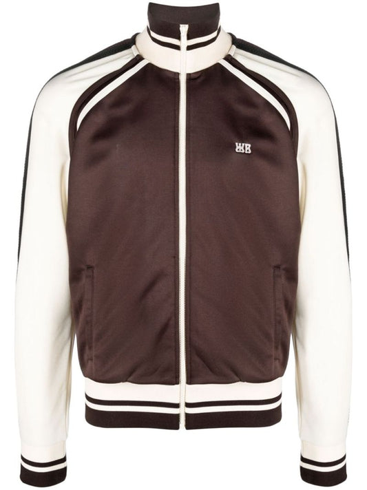 Brown Kola Logo-embroidered Track Jacket