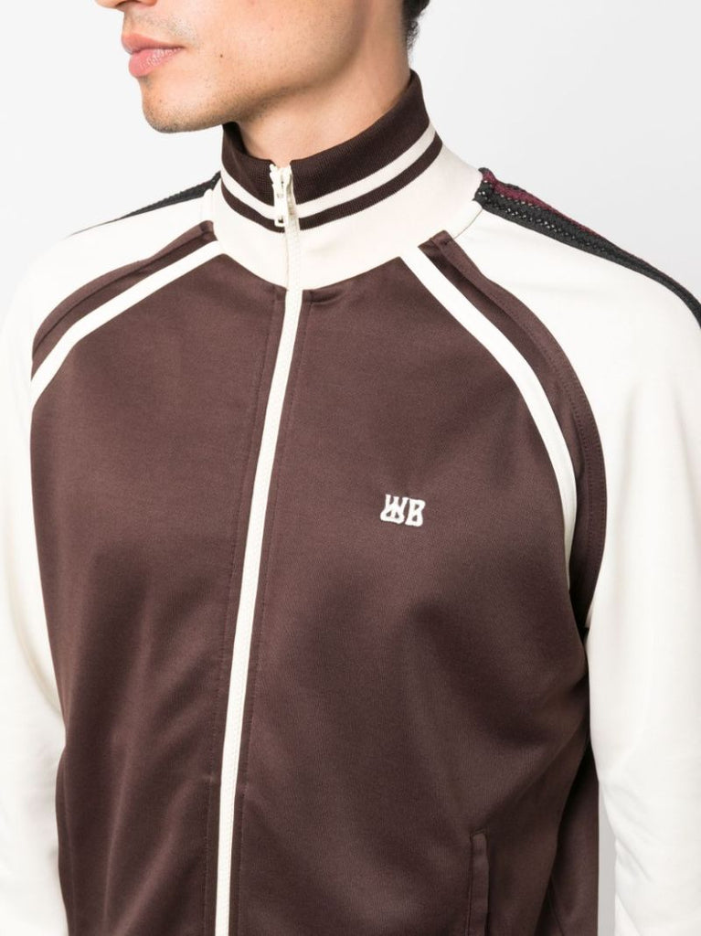 Brown Kola Logo-embroidered Track Jacket