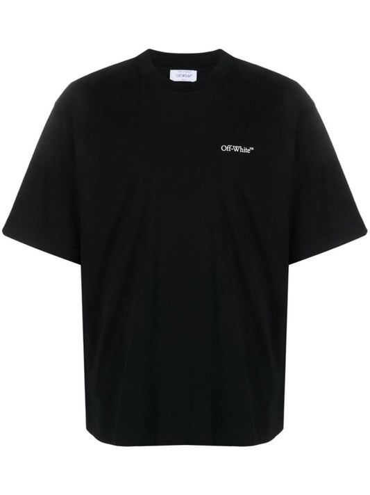 Black Lunar Arrow Logo-print Cotton T-shirt