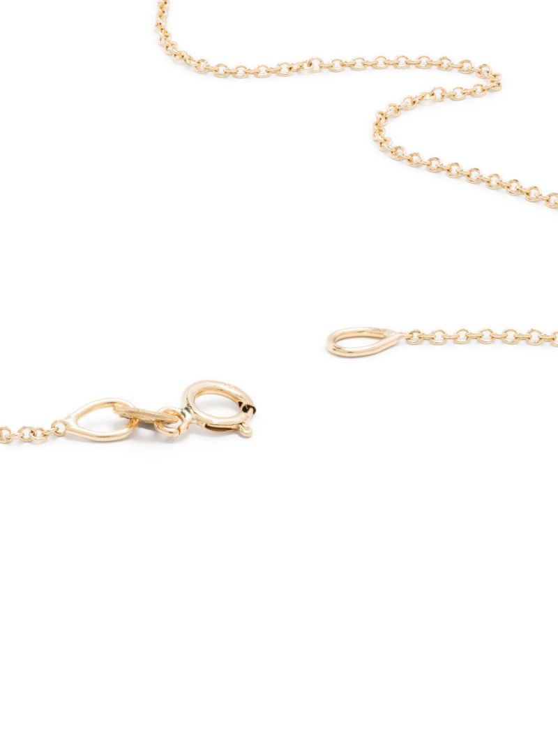 18k Yellow Gold Og Links Diamond Necklace