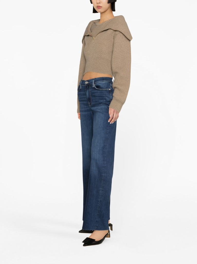 Blue Le Slim Palazzo Jeans