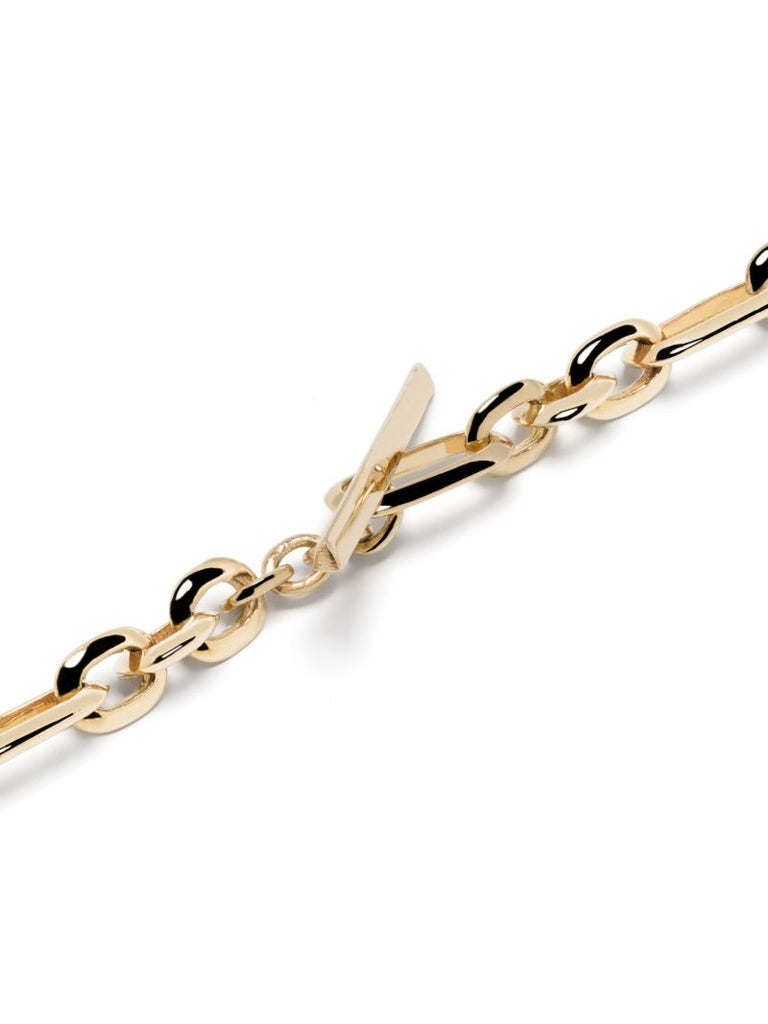 18k Yellow Gold Diamond Chain Necklace