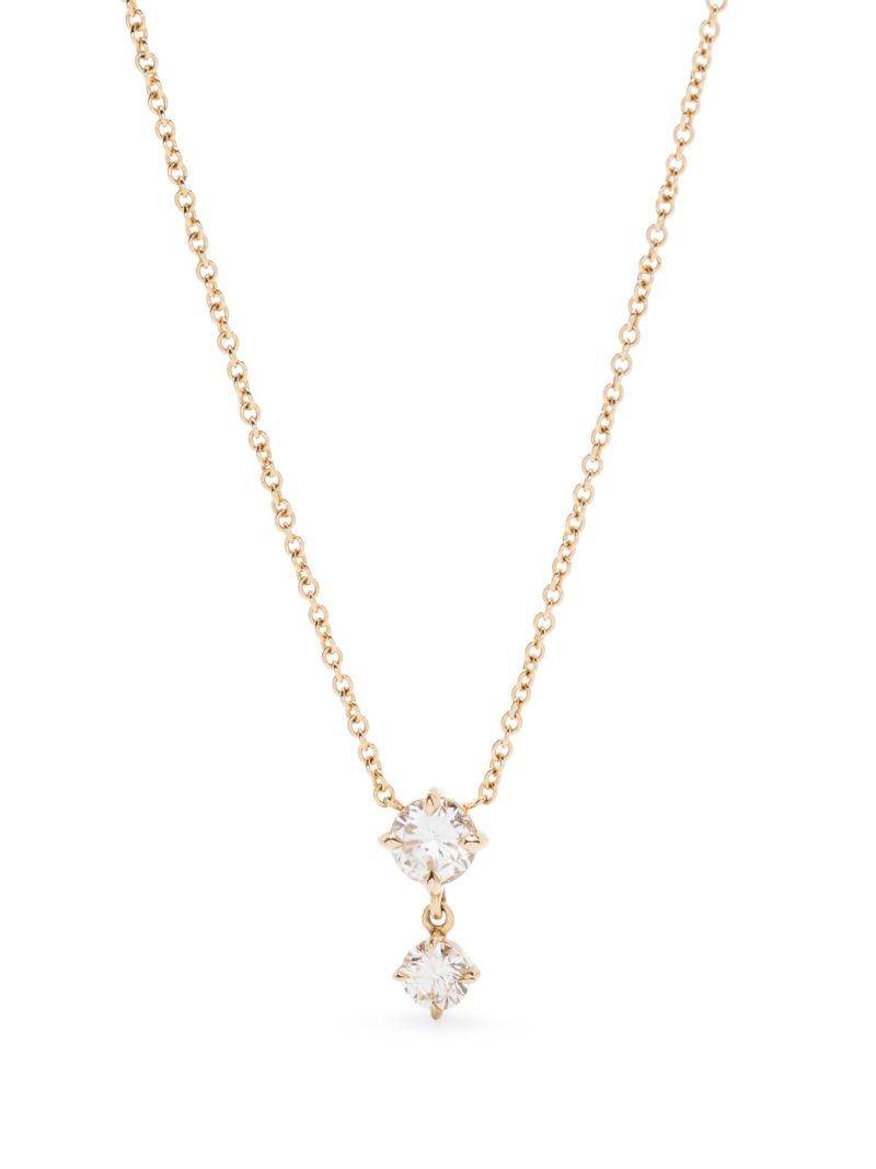 18k Yellow Gold Diamond Necklace