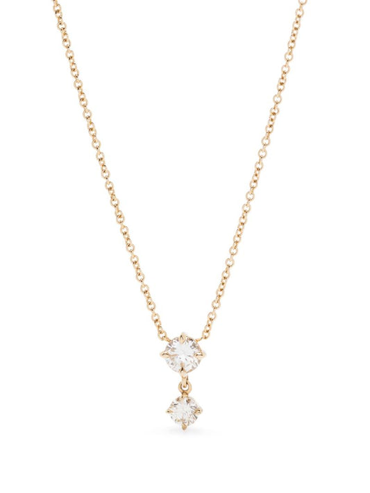 18k Yellow Gold Diamond Necklace