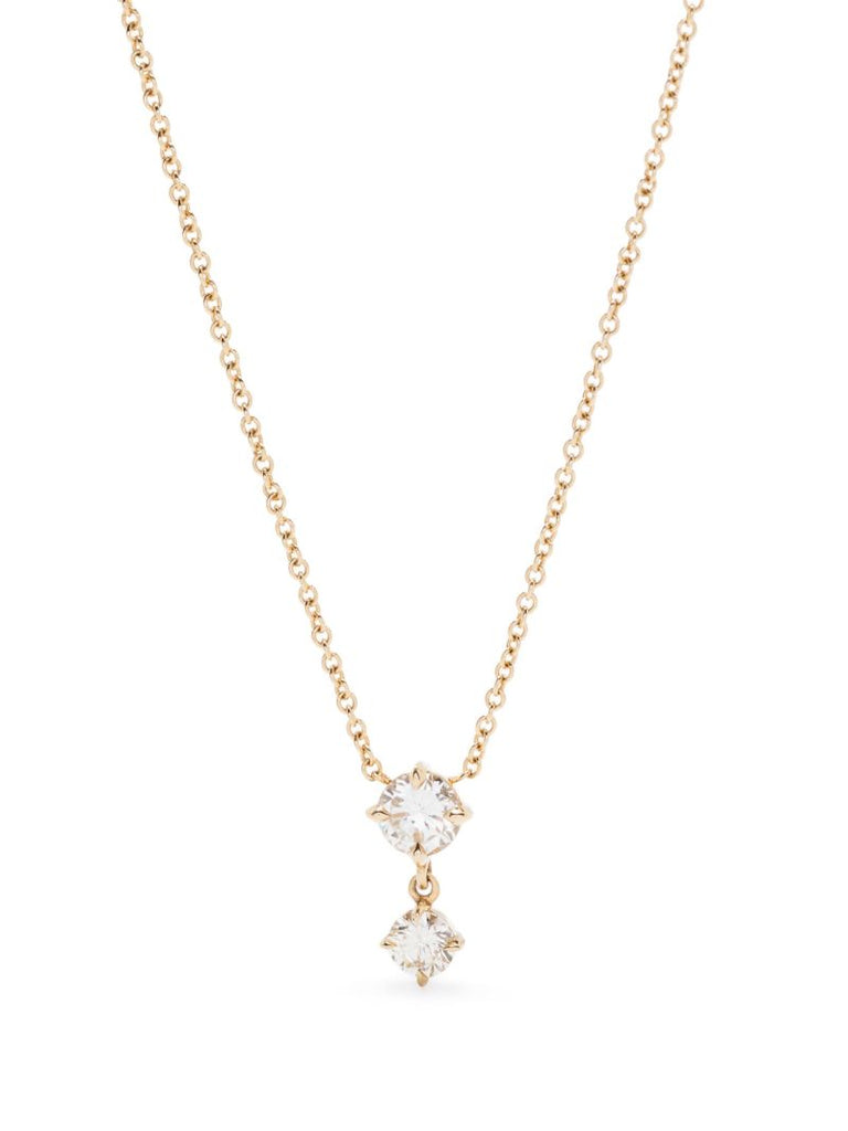 18k Yellow Gold Diamond Necklace