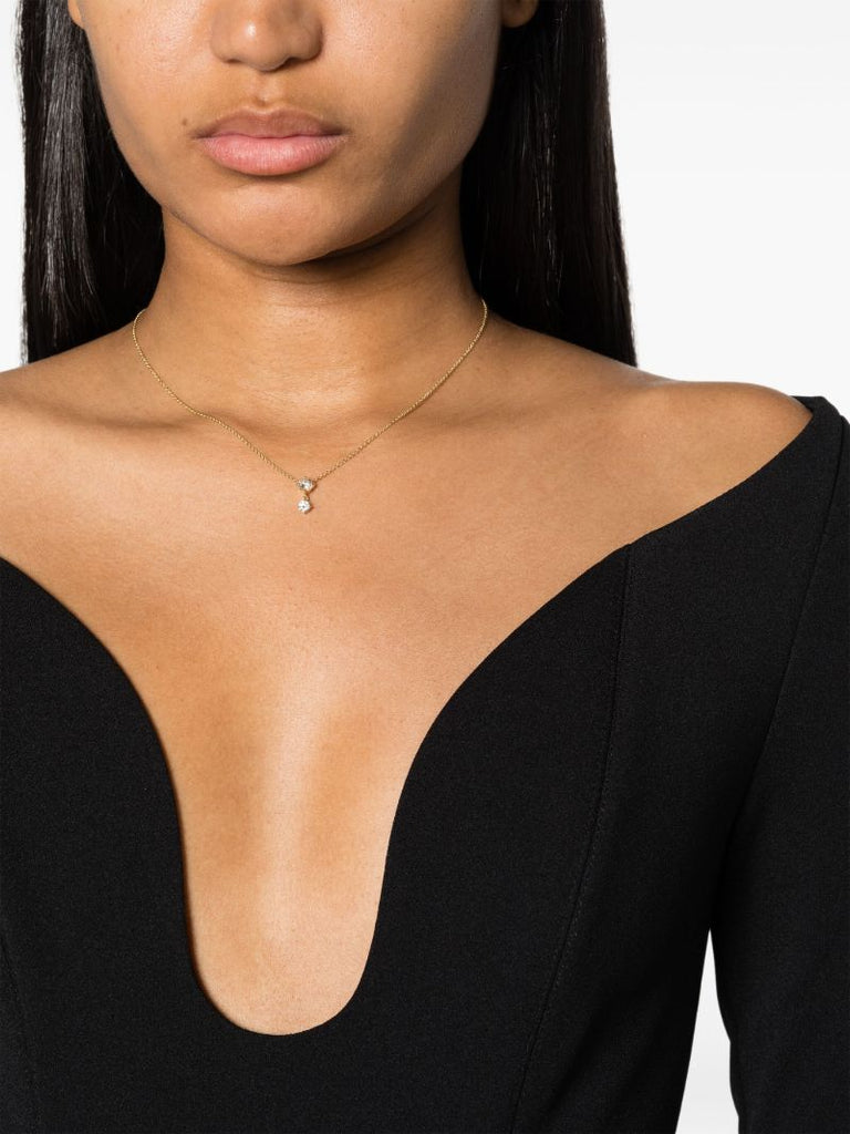 18k Yellow Gold Diamond Necklace