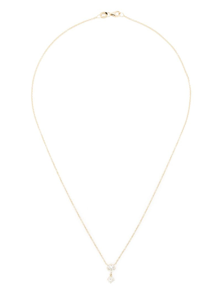 18k Yellow Gold Diamond Necklace