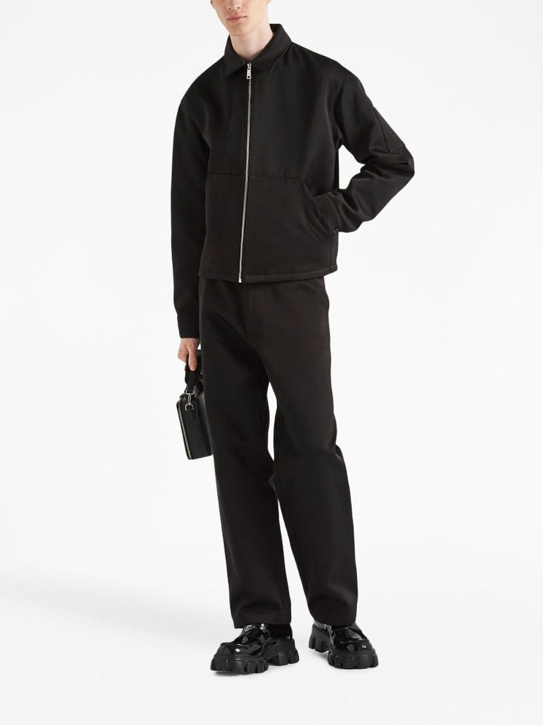 Black Straight-leg Trousers