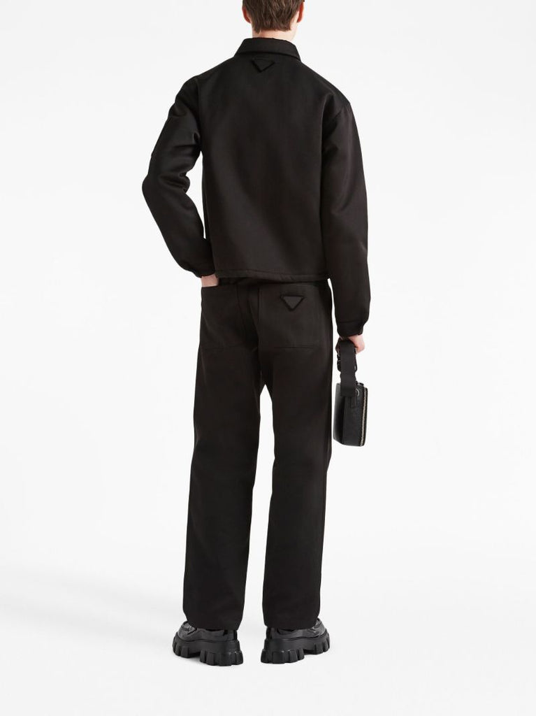 Black Straight-leg Trousers