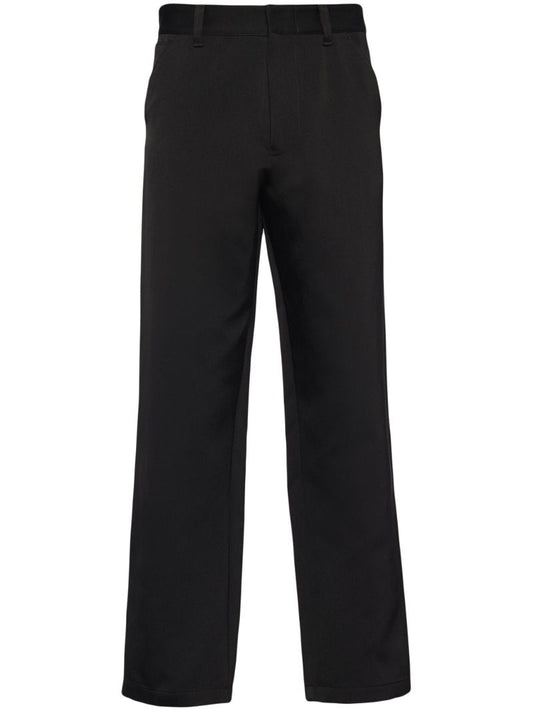 Black Straight-leg Trousers