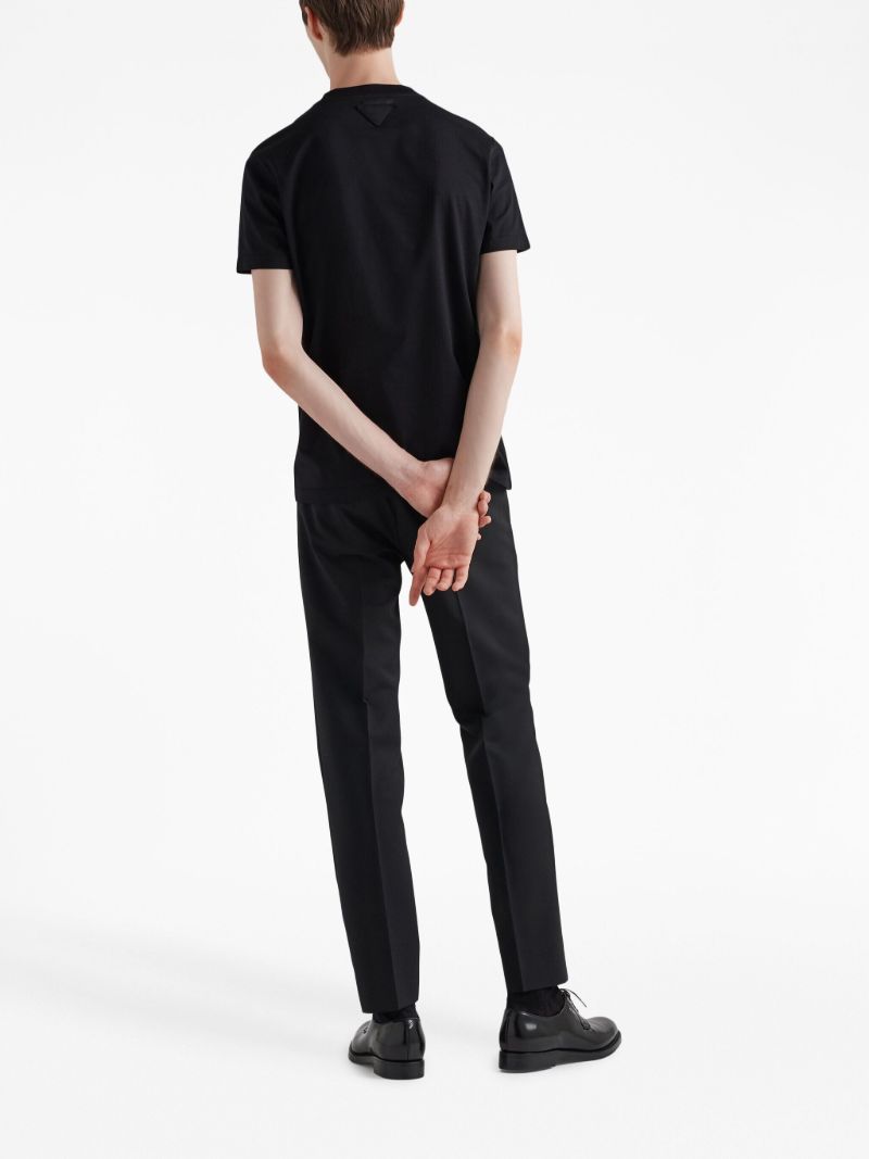 Black Triangle Logo Cotton T-shirt (pack of Three)