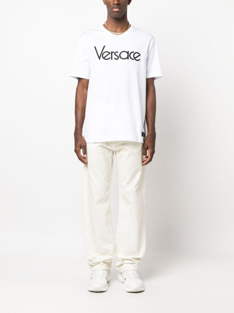 White 1978 Re-edition Embroidered T-shirt