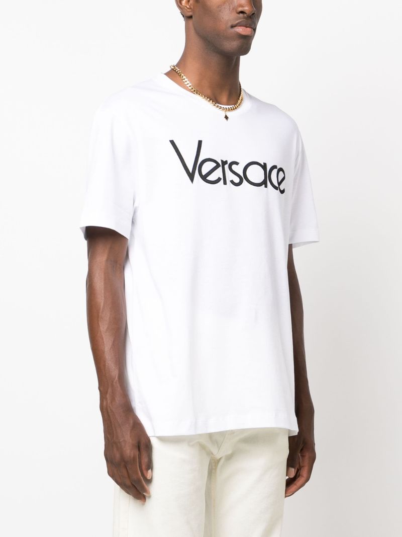 White 1978 Re-edition Embroidered T-shirt