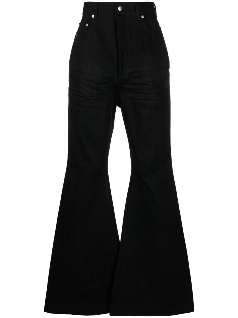 Black Bolan Flared Jeans