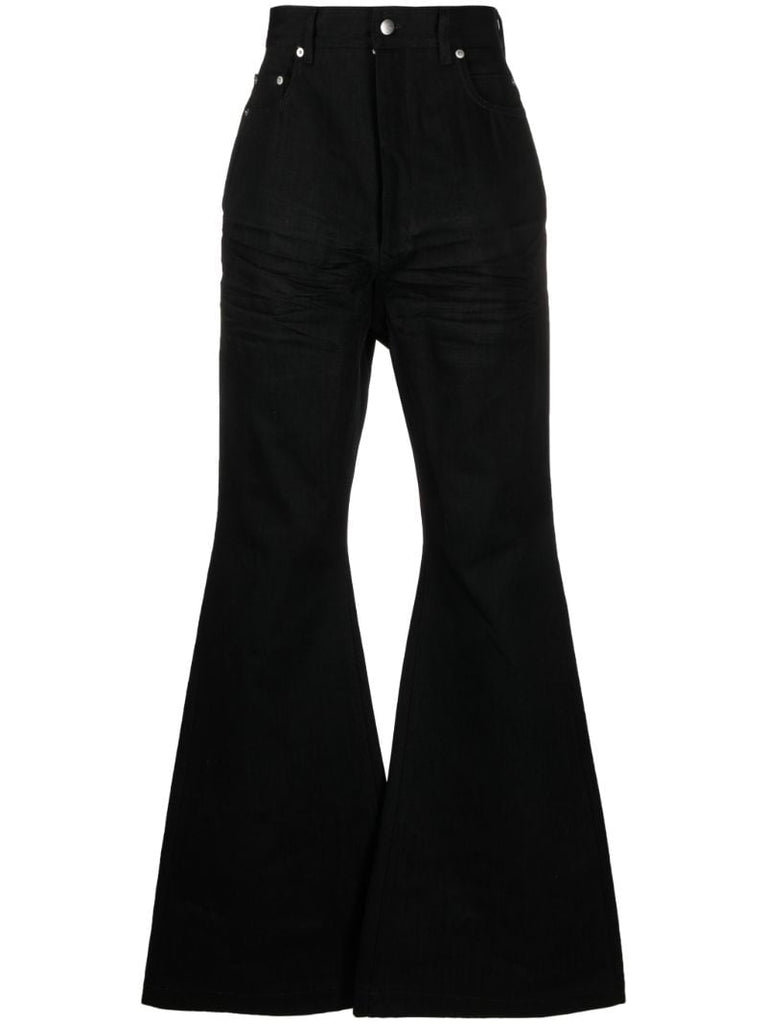 Black Bolan Flared Jeans
