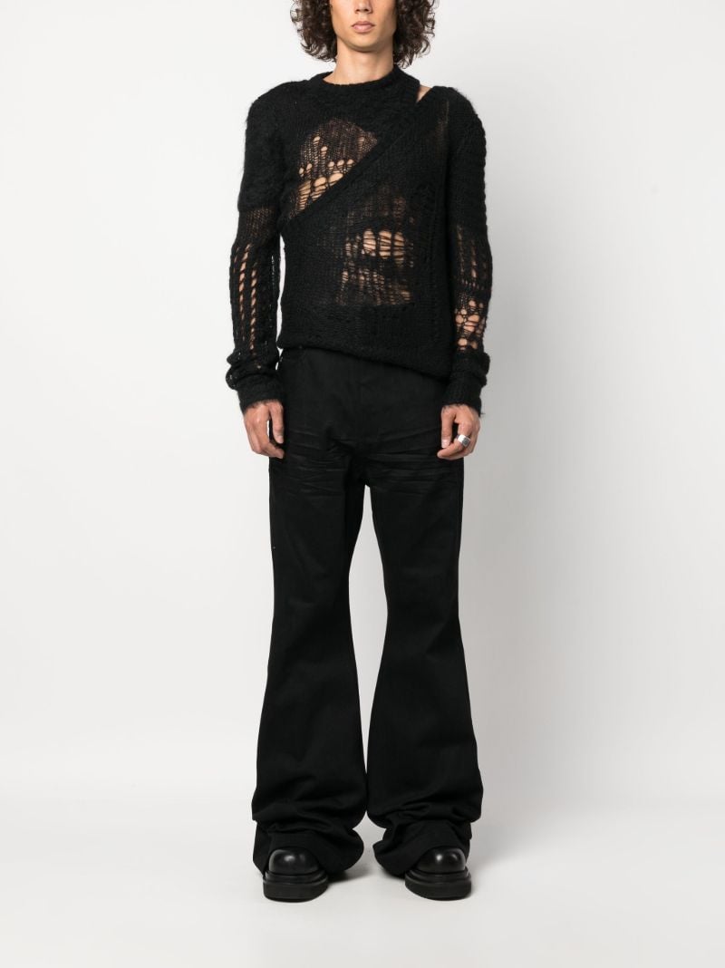 Black Bolan Flared Jeans