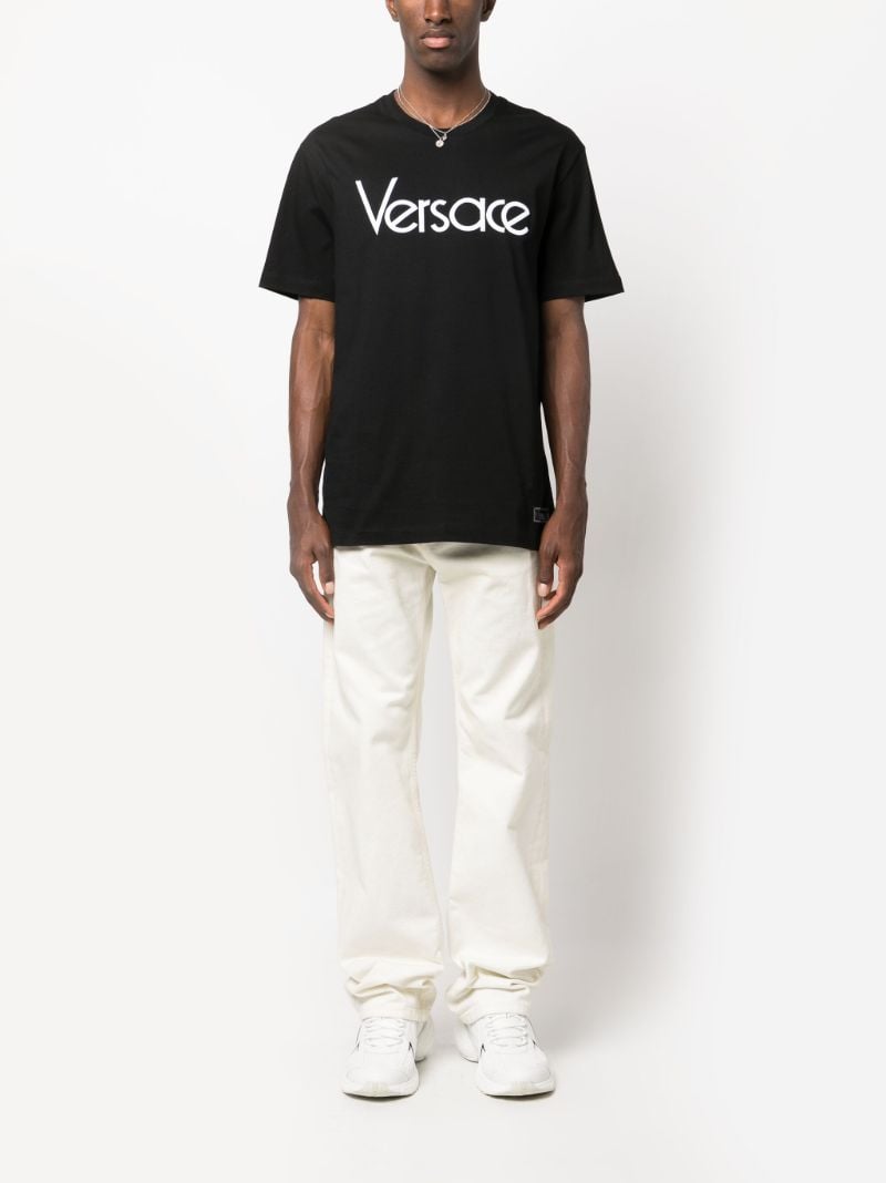 Black Logo-print Cotton T-shirt