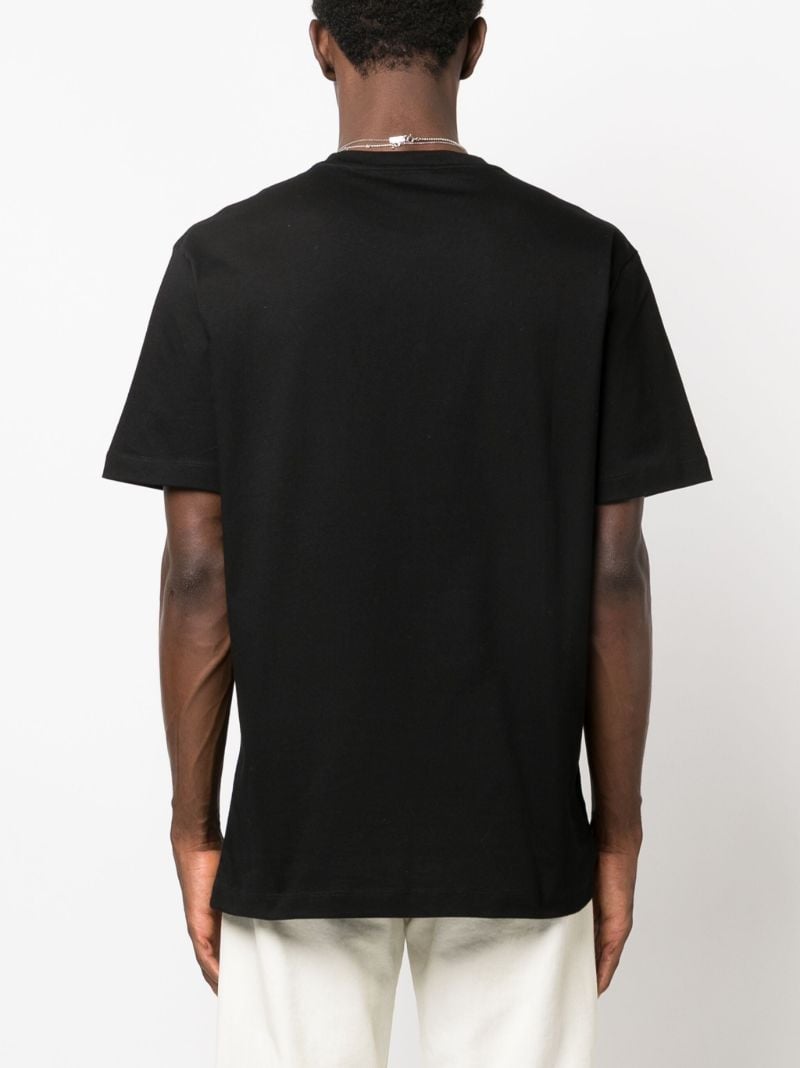 Black Logo-print Cotton T-shirt