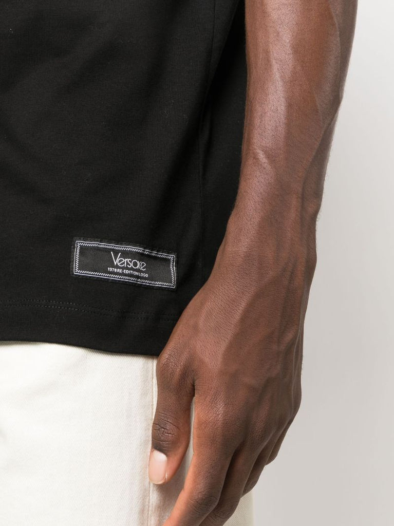 Black Logo-print Cotton T-shirt