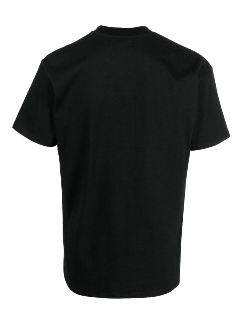 Black California Poetry Cotton T-shirt