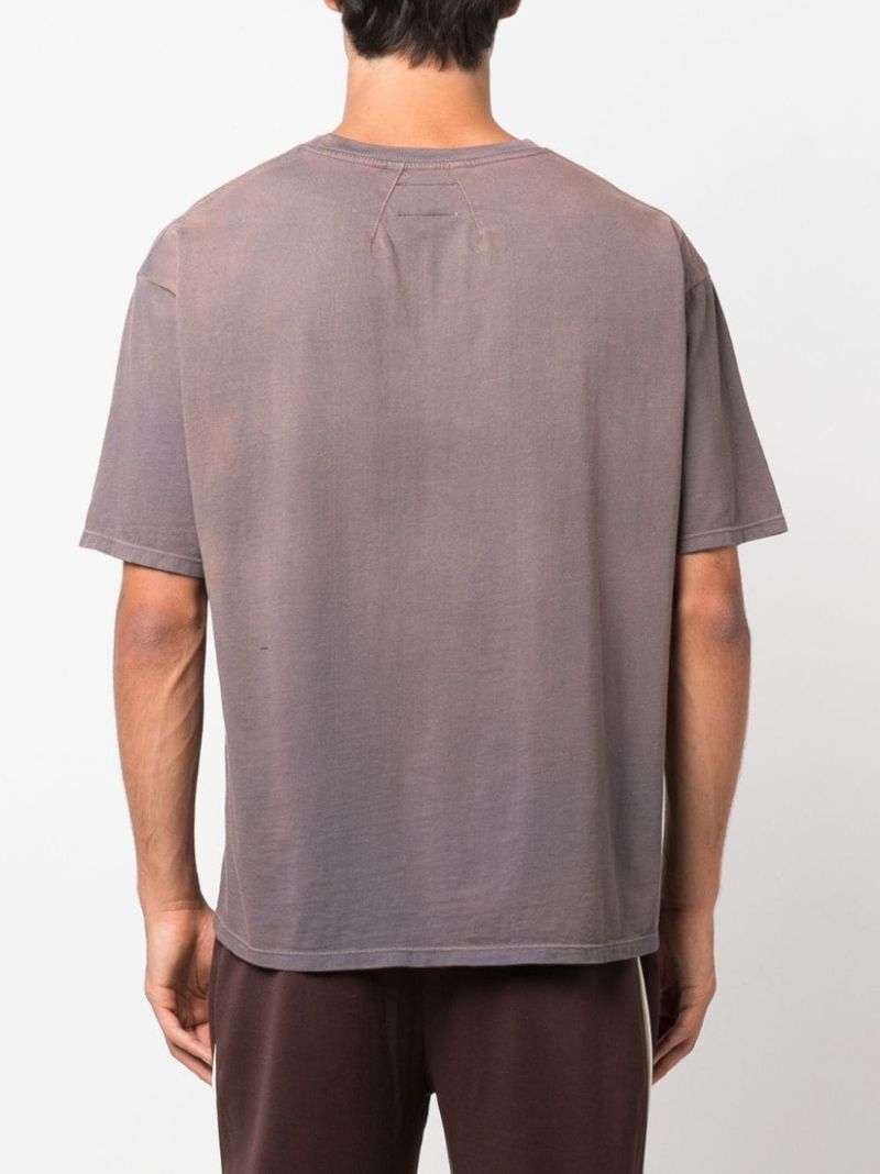 Grey Logo-print Cotton T-shirt