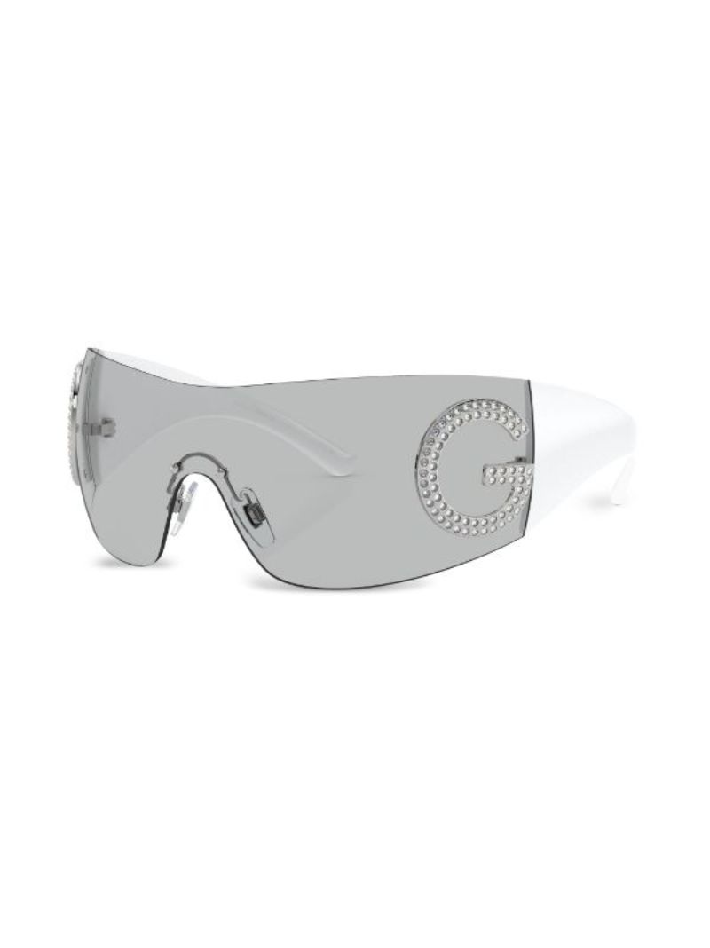 Grey Re-edition Shield-frame Sunglasses