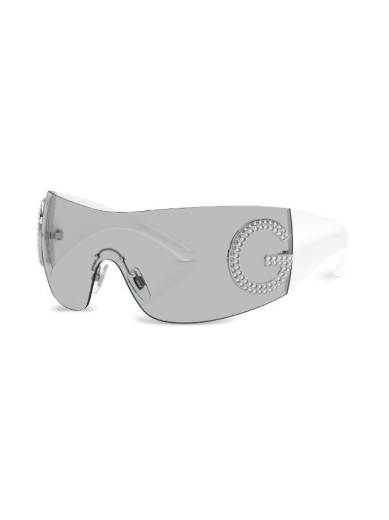 Grey Re-edition Shield-frame Sunglasses