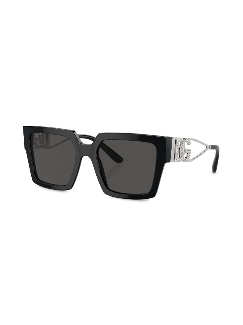 Black Square-frame Sunglasses