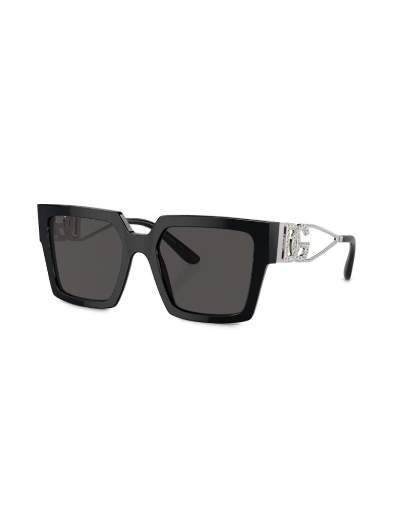 Black Square-frame Sunglasses
