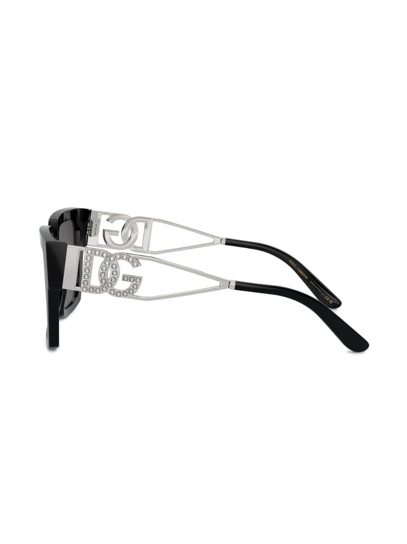 Black Square-frame Sunglasses