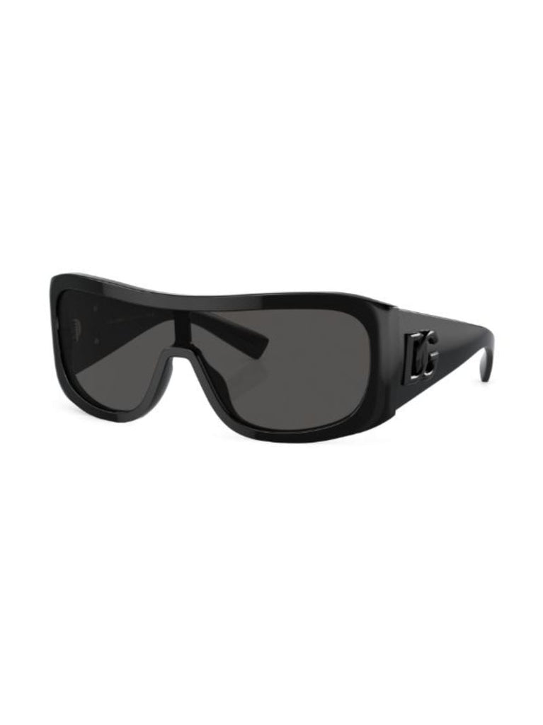 Black Rectangle-frame Sunglasses