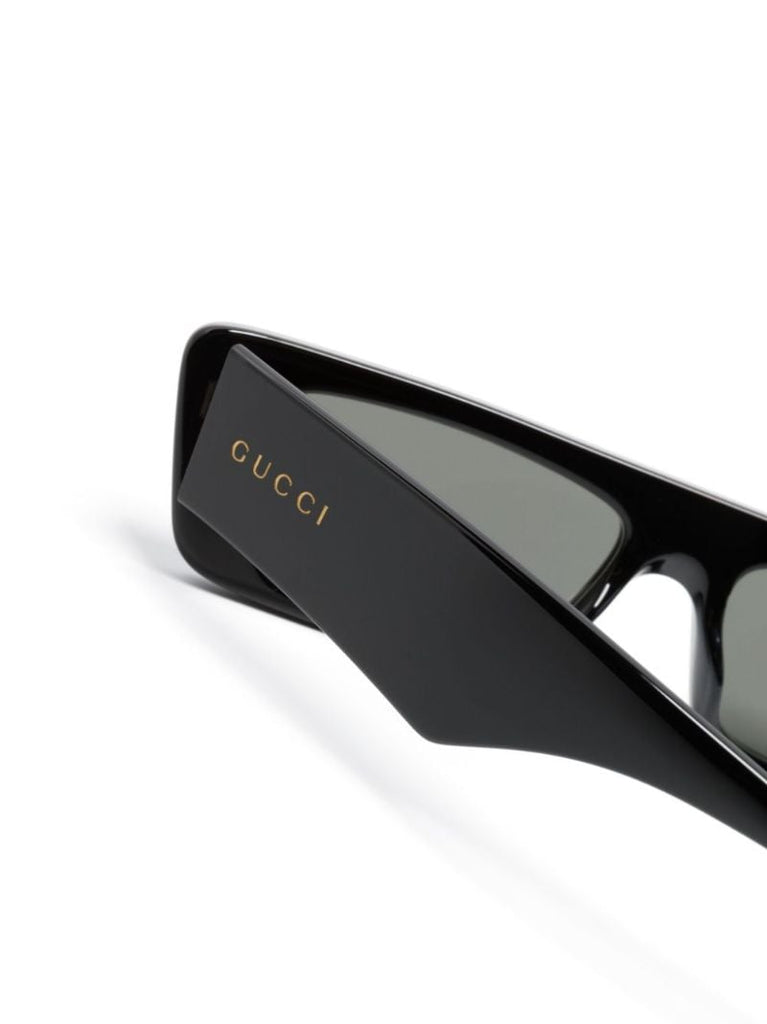 Black Rectangular-frame Sunglasses