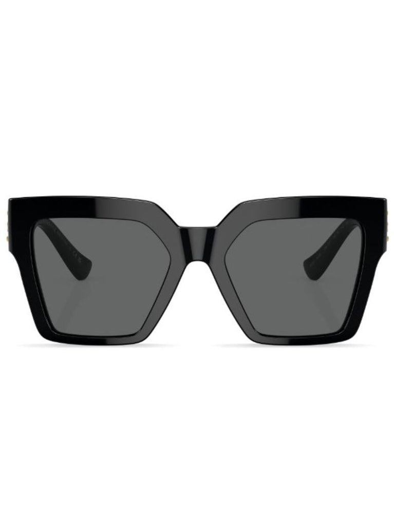 Black Medusa Deco Butterfly-frame Sunglasses
