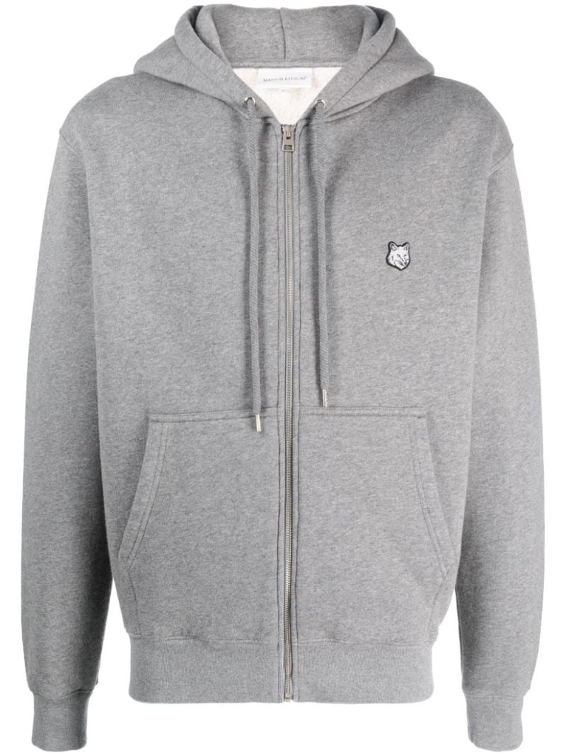Fox-patch Cotton Hoodie