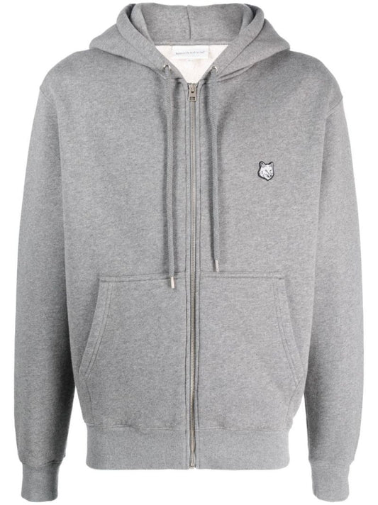 Fox-patch Cotton Hoodie