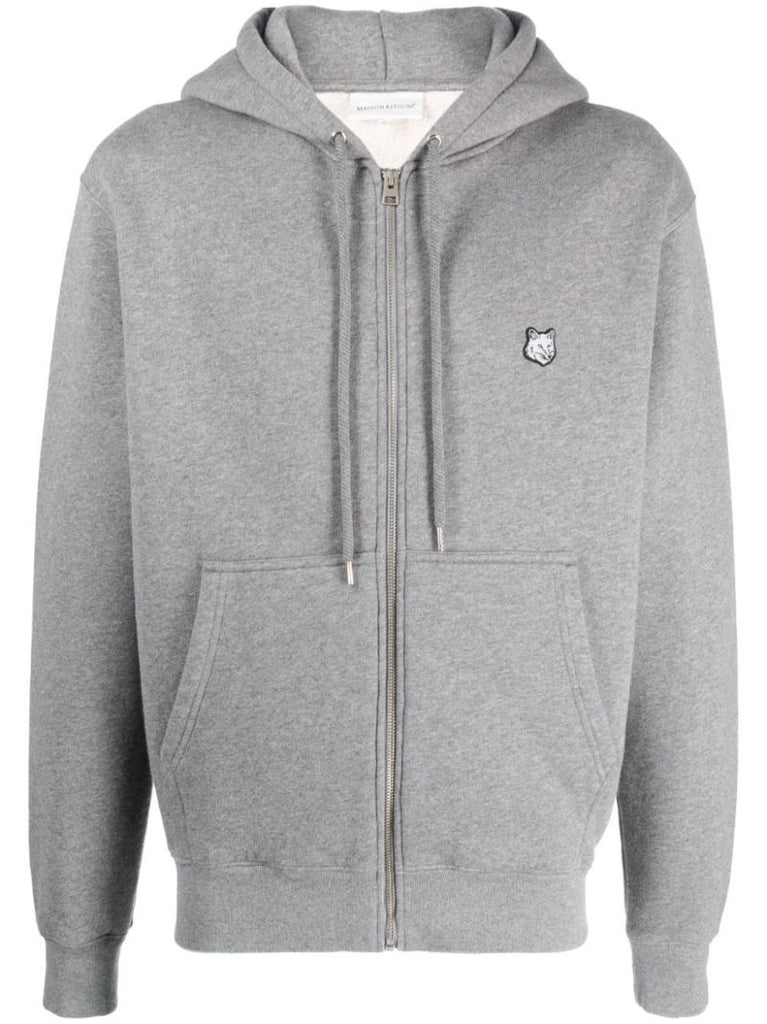 Fox-patch Cotton Hoodie
