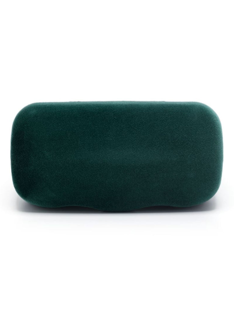 Green Stone-effect Cat-eye Sunglasses