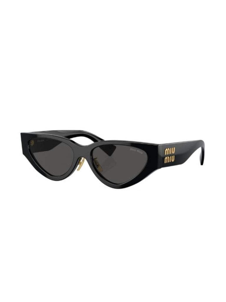 Black Logo Cat-eye Sunglasses