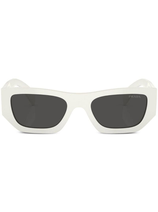 Neutral Rectangle-frame Sunglasses