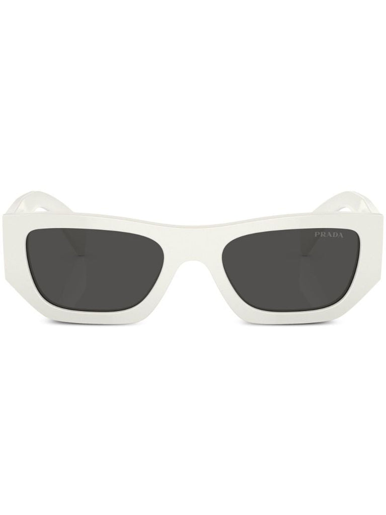 Neutral Rectangle-frame Sunglasses